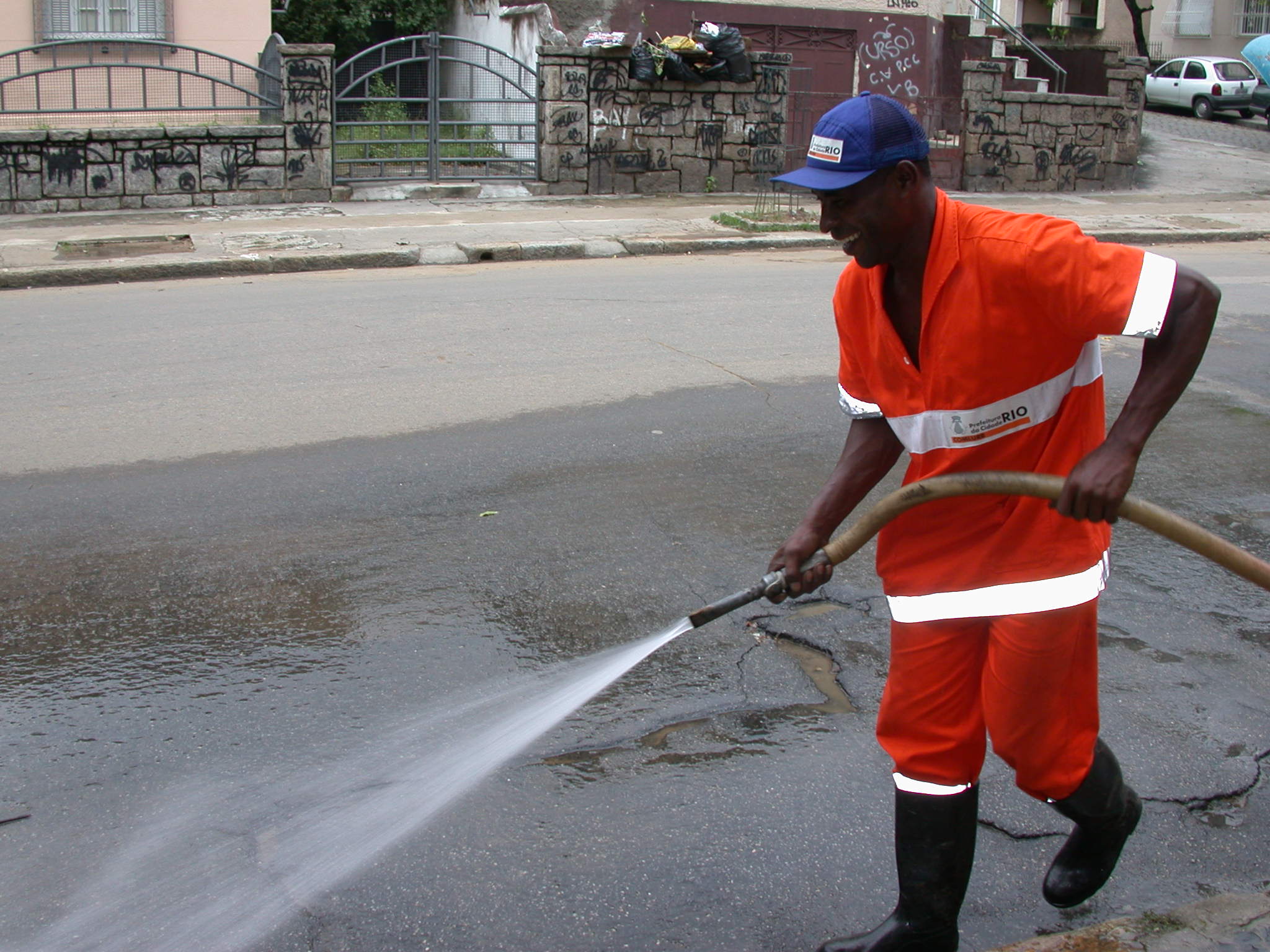 Limpeza com Água de Reuso