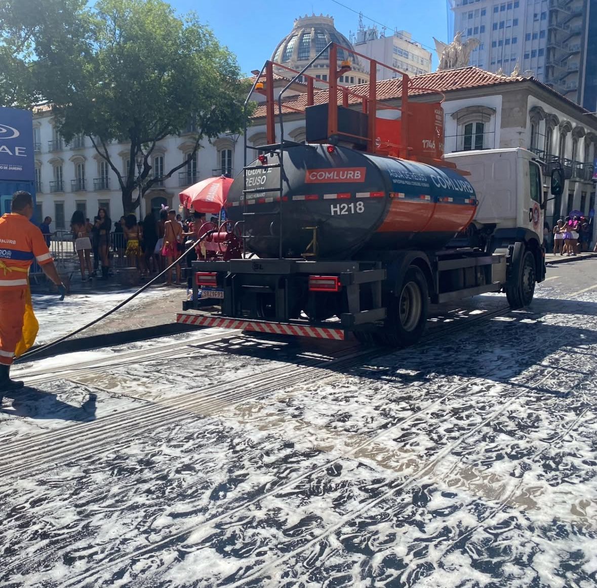 Limpeza com Água de Reuso